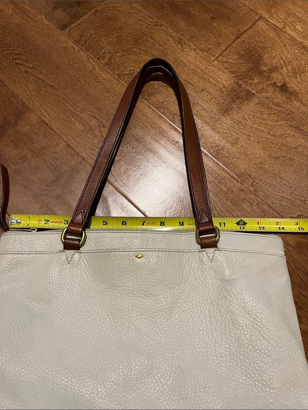 FOSSIL Pebble leather tote bag - Picture 8 of 10